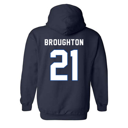 UCSB - NCAA Baseball : Peter Broughton - Classic Shersey Hooded Sweatshirt-1