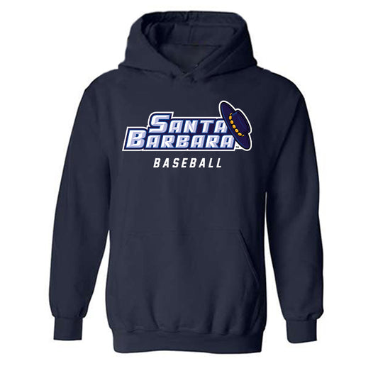 UCSB - NCAA Baseball : Kyle Pott - Classic Shersey Hooded Sweatshirt-0