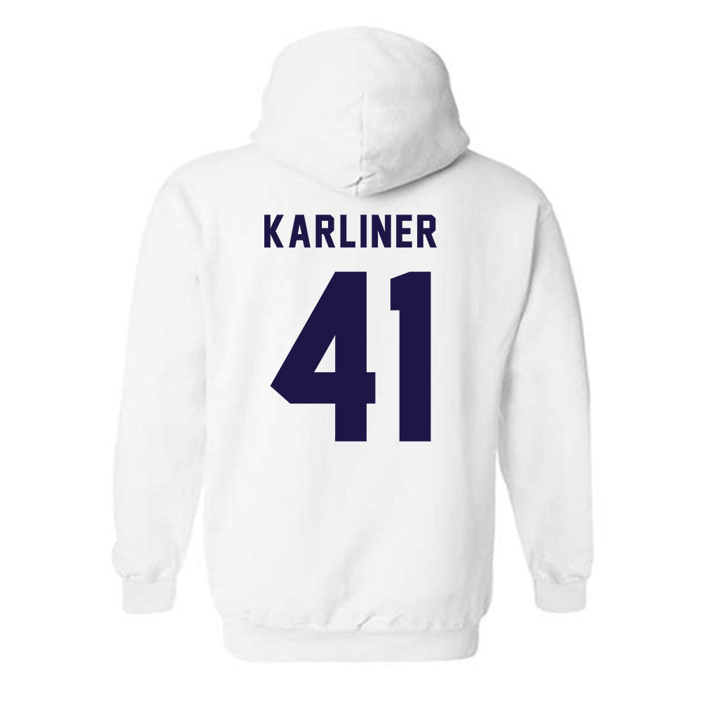 UCSB - NCAA Baseball : Noah Karliner - Classic Shersey Hooded Sweatshirt-1