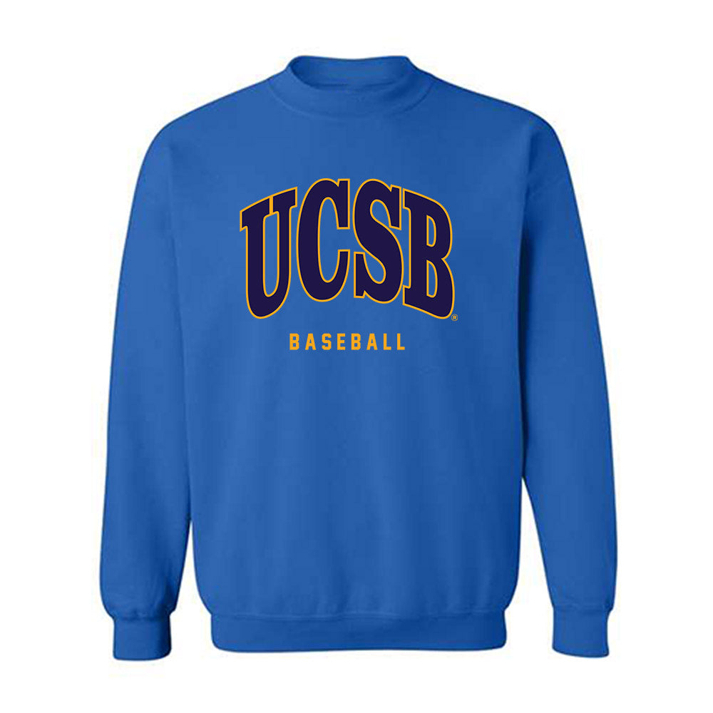 UCSB - NCAA Baseball : Peter Broughton - Classic Shersey Crewneck Sweatshirt-0