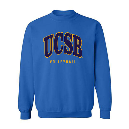 UCSB - NCAA Men's Volleyball : Raglan Kear - Classic Shersey Crewneck Sweatshirt-0