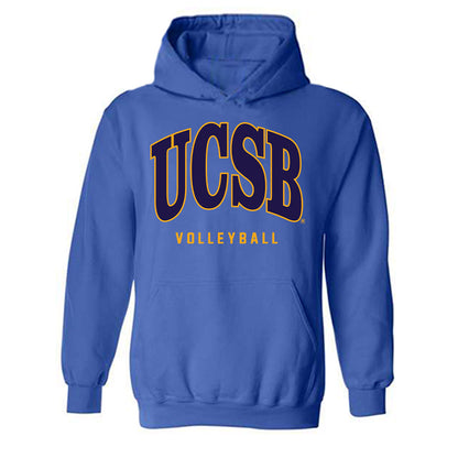 UCSB - NCAA Men's Volleyball : Raglan Kear - Classic Shersey Hooded Sweatshirt-0