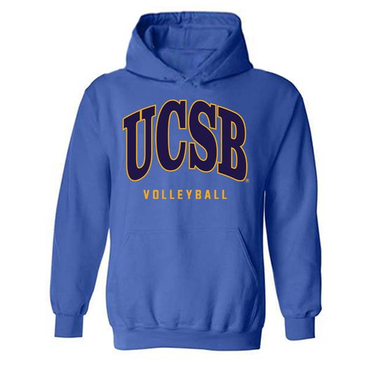 UCSB - NCAA Men's Volleyball : Raglan Kear - Classic Shersey Hooded Sweatshirt-0