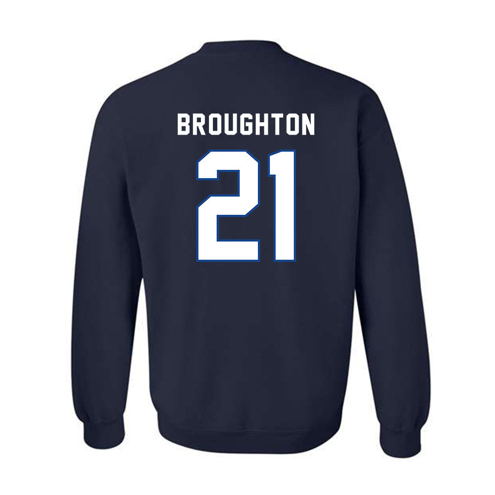 UCSB - NCAA Baseball : Peter Broughton - Classic Shersey Crewneck Sweatshirt-1