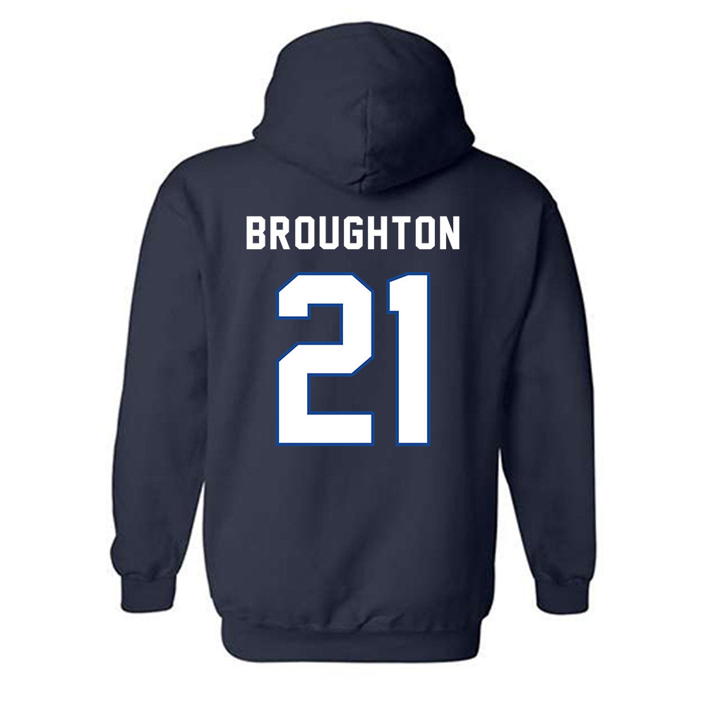 UCSB - NCAA Baseball : Peter Broughton - Classic Shersey Hooded Sweatshirt-1