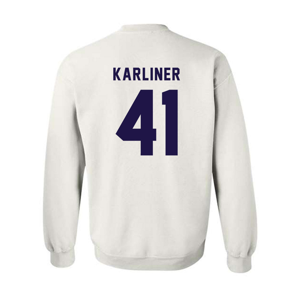 UCSB - NCAA Baseball : Noah Karliner - Classic Shersey Crewneck Sweatshirt-1