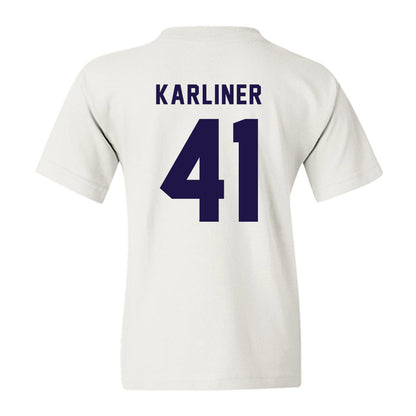 UCSB - NCAA Baseball : Noah Karliner - Classic Shersey Youth T-Shirt-1