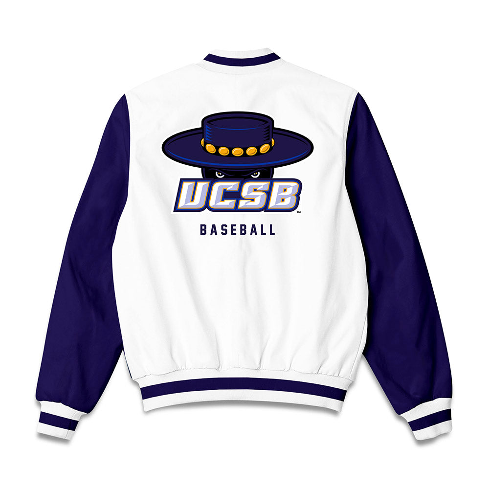 UCSB - NCAA Baseball : Kellan Montgomery - Bomber Jacket-1