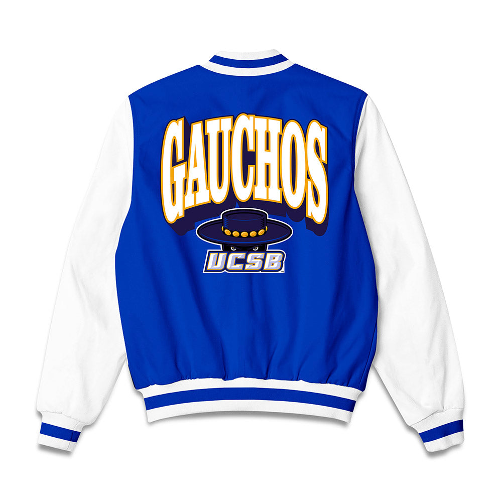 UCSB - NCAA Baseball : Kellan Montgomery - Bomber Jacket-1