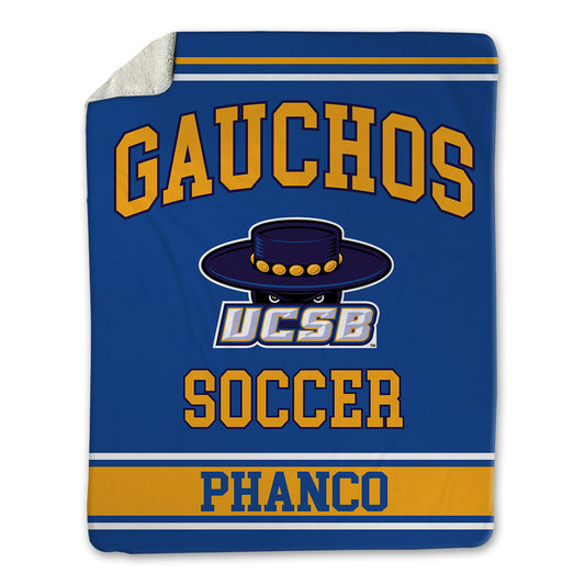 UCSB - NCAA Men's Soccer : Dominick Phanco - Blanket-0