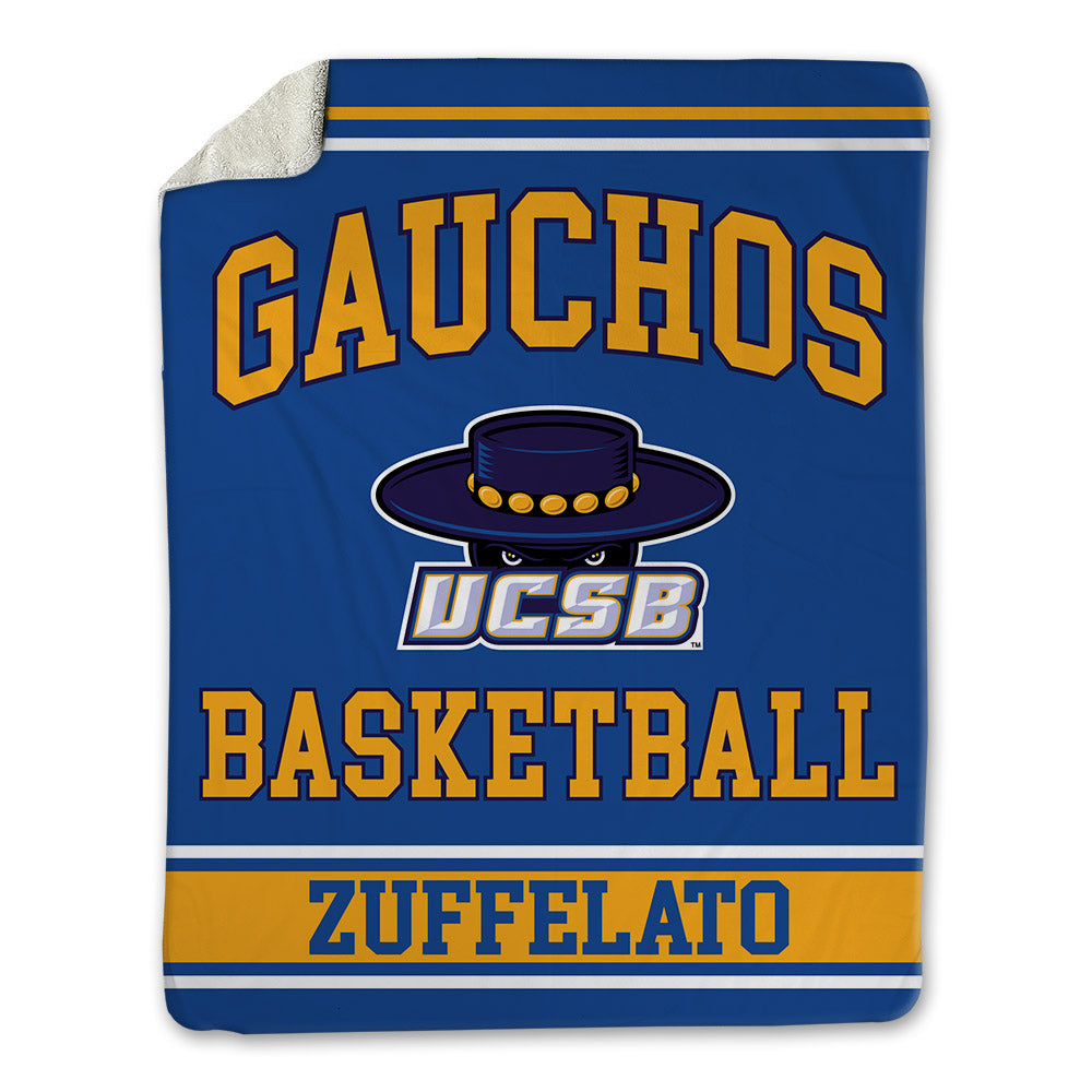 UCSB - NCAA Men's Basketball : Luke Zuffelato - Blanket-0