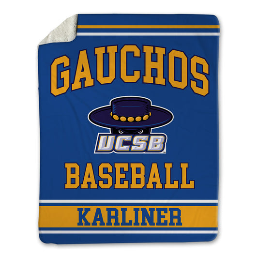 UCSB - NCAA Baseball : Noah Karliner - Blanket-0