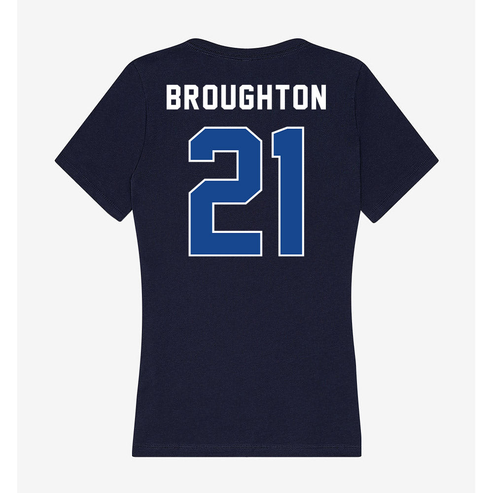 UCSB - NCAA Baseball : Peter Broughton - Women's V-Neck T-Shirt-1