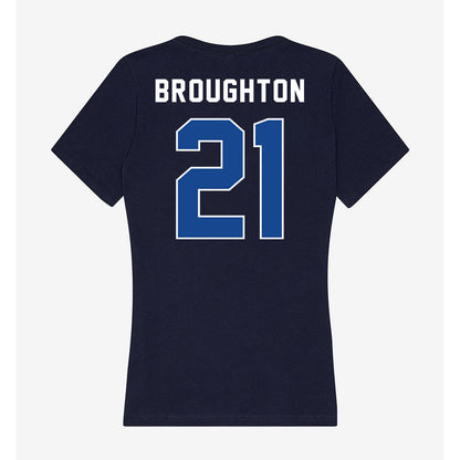 UCSB - NCAA Baseball : Peter Broughton - Women's V-Neck T-Shirt-1
