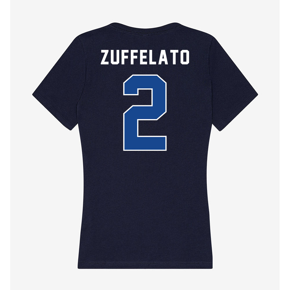 UCSB - NCAA Men's Basketball : Luke Zuffelato - Women's V-Neck T-Shirt-1