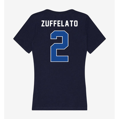 UCSB - NCAA Men's Basketball : Luke Zuffelato - Women's V-Neck T-Shirt-1