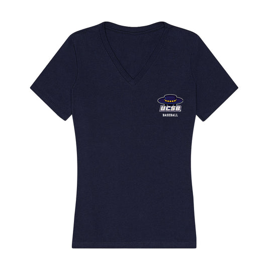 UCSB - NCAA Baseball : Jordan Marian - Women's V-Neck T-Shirt-0