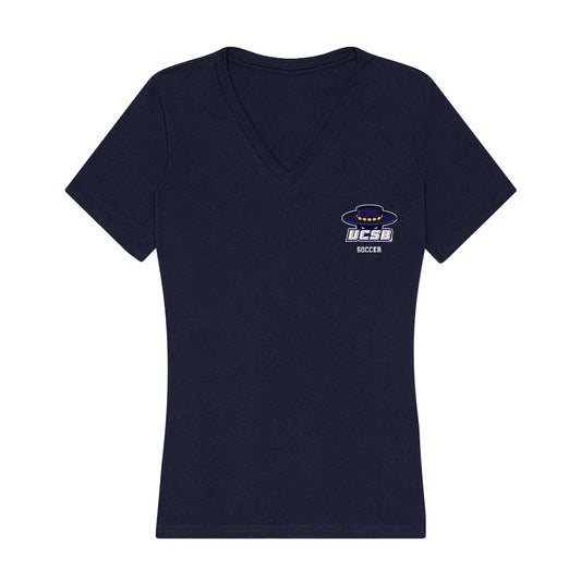 UCSB - NCAA Men's Soccer : Dominick Phanco - Women's V-Neck T-Shirt-0