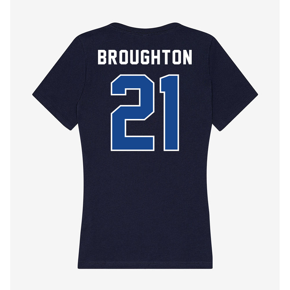 UCSB - NCAA Baseball : Peter Broughton - Women's V-Neck T-Shirt-1