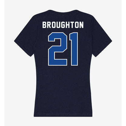 UCSB - NCAA Baseball : Peter Broughton - Women's V-Neck T-Shirt-1