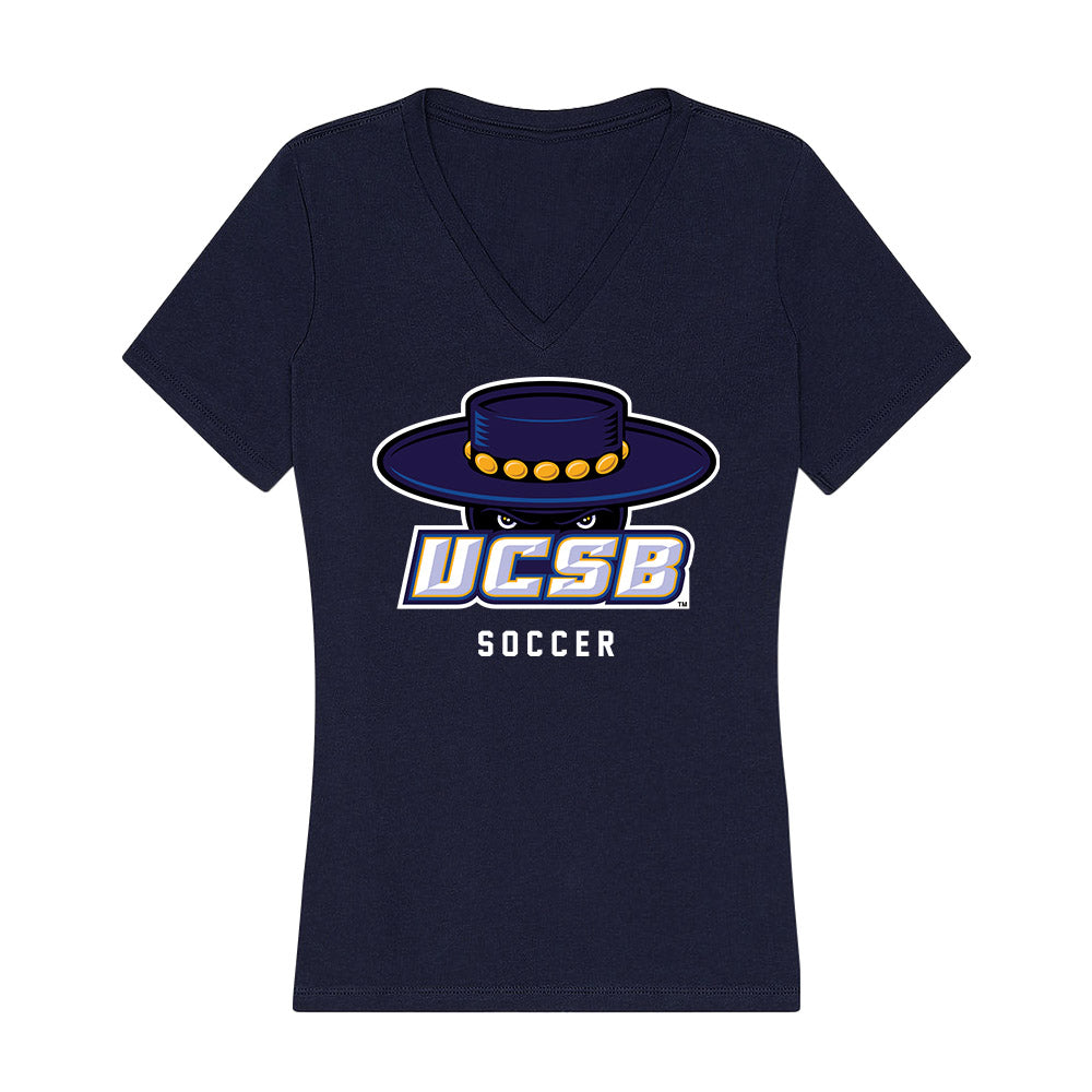 UCSB - NCAA Men's Soccer : Dominick Phanco - Women's V-Neck T-Shirt-0