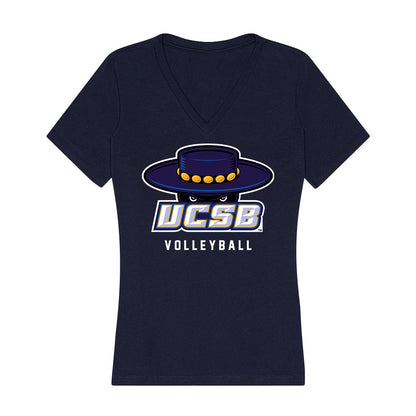 UCSB - NCAA Men's Volleyball : Raglan Kear - Women's V-Neck T-Shirt-0