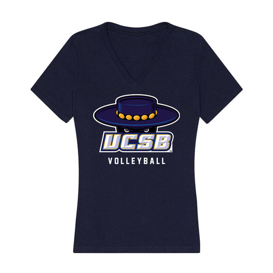 UCSB - NCAA Women's Volleyball : Gabriella Martinez - Women's V-Neck T-Shirt-0