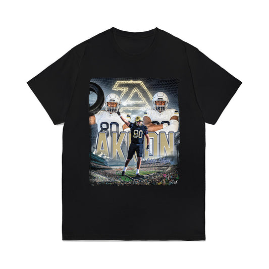 Akron - NCAA Football : Eddie Vega - Graphic Tee Comfort Colors T-Shirt-0