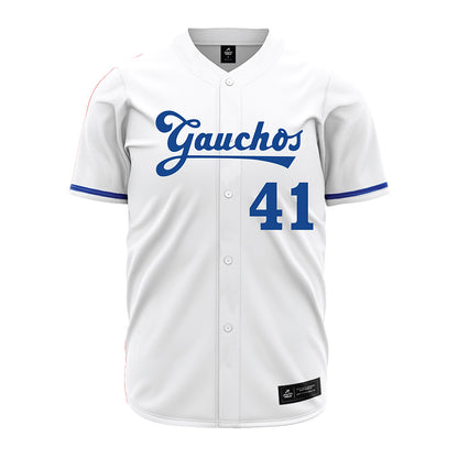 UCSB - NCAA Baseball : Noah Karliner - White Jersey-0