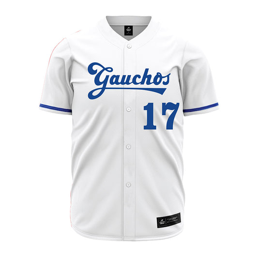 UCSB - NCAA Baseball : Kellan Montgomery - White Jersey-0