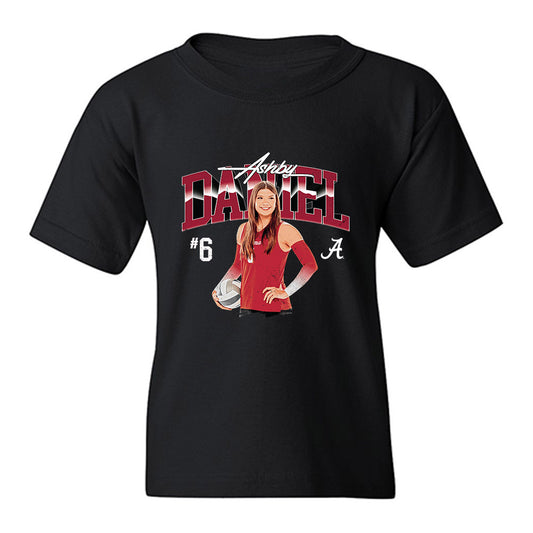Alabama - NCAA Women's Volleyball : Ashby Daniel - Collage Youth T-Shirt-0