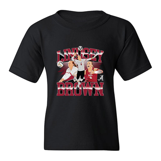 Alabama - NCAA Women's Volleyball : Lindsey Brown - Collage Youth T-Shirt-0