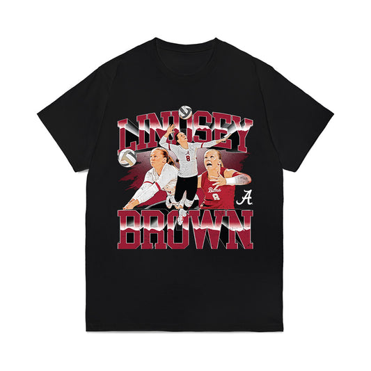 Alabama - NCAA Women's Volleyball : Lindsey Brown - Collage Comfort Colors T-Shirt-0