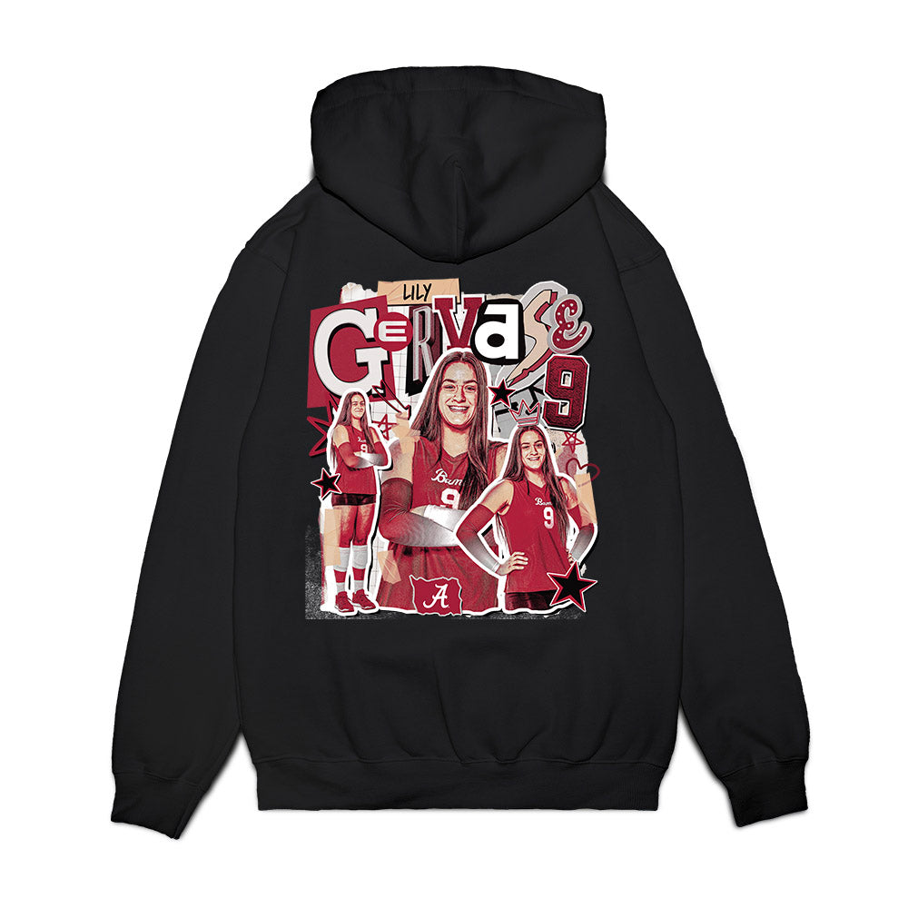 Alabama - NCAA Women's Volleyball : Lily Gervase - Collage Premium Hooded Sweatshirt-1