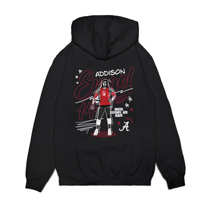 Alabama - NCAA Women's Volleyball : Addison Engel - Collage Premium Hooded Sweatshirt-1