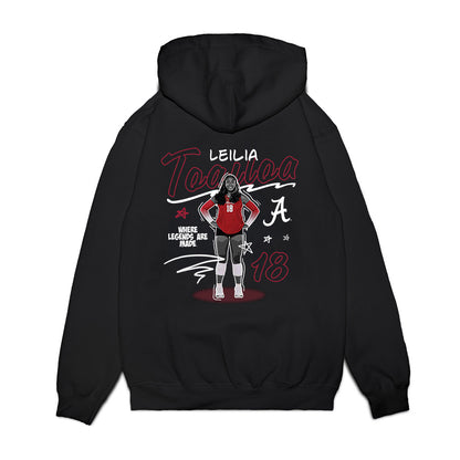 Alabama - NCAA Women's Volleyball : Leilia Toailoa - Collage Premium Hooded Sweatshirt-1