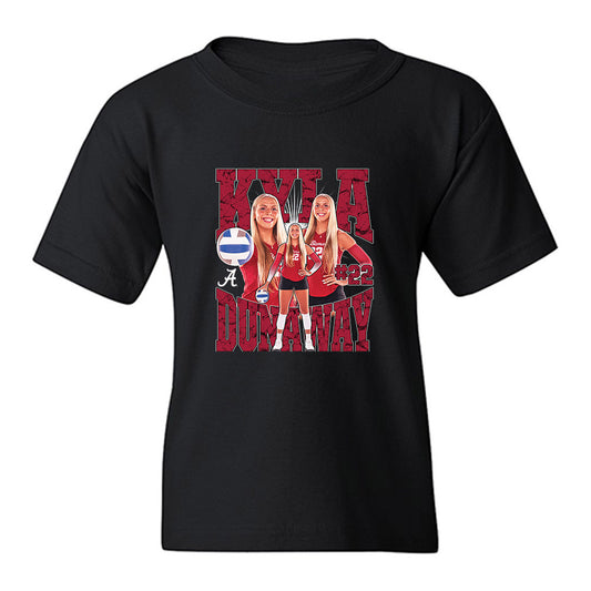 Alabama - NCAA Women's Volleyball : Kyla Dunaway - Collage Youth T-Shirt-0