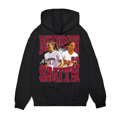 Alabama - NCAA Women's Soccer : Maison Smith - Collage Premium Hooded Sweatshirt-1