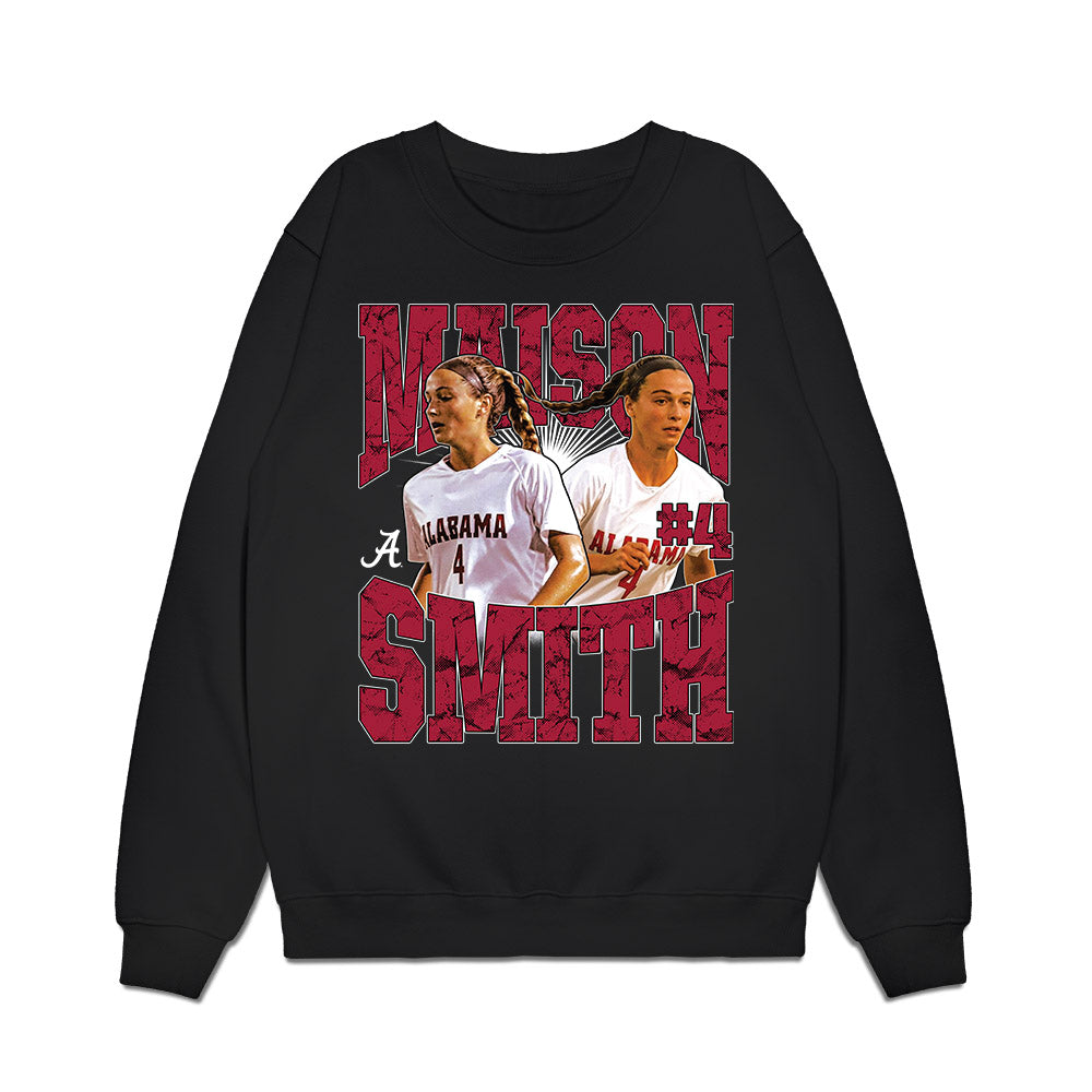 Alabama - NCAA Women's Soccer : Maison Smith - Collage Premium Crewneck Sweatshirt-0