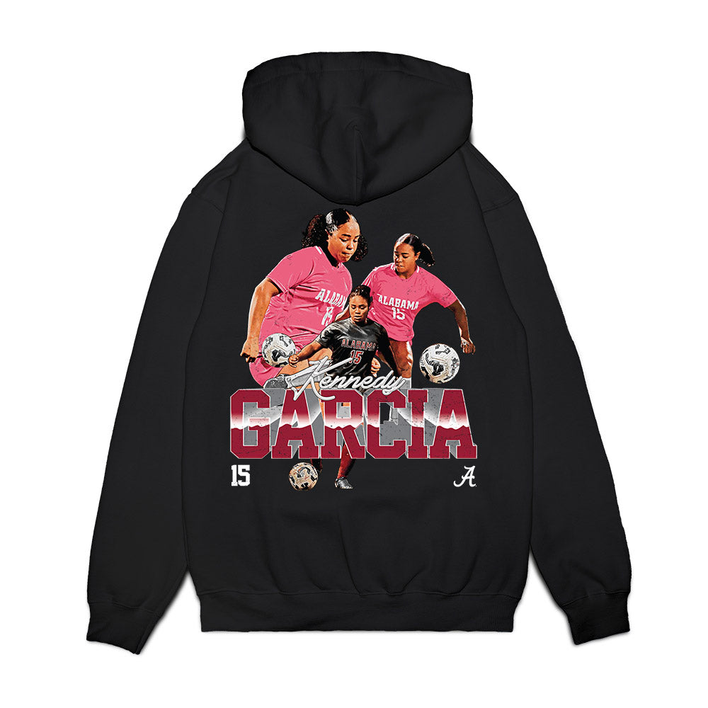 Alabama - NCAA Women's Soccer : Kennedy Garcia - Collage Premium Hooded Sweatshirt-1
