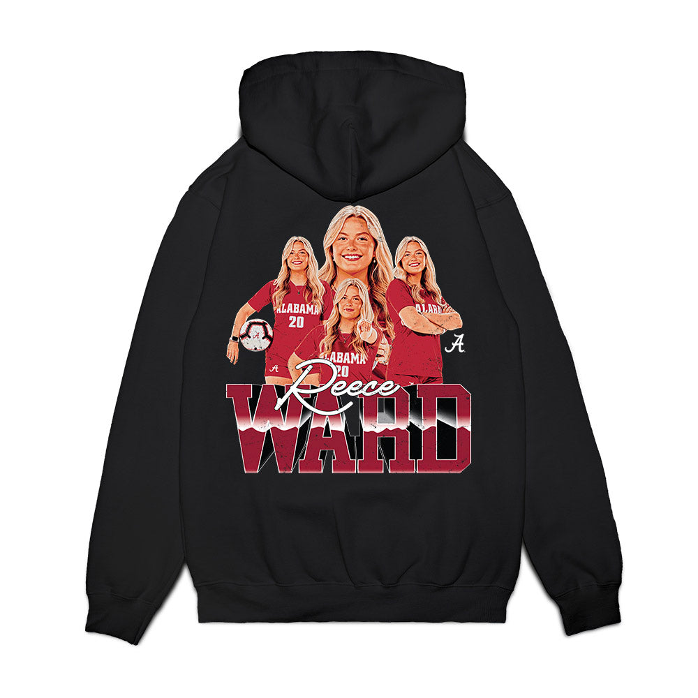 Alabama - NCAA Women's Soccer : Reece Ward - Collage Premium Hooded Sweatshirt-1