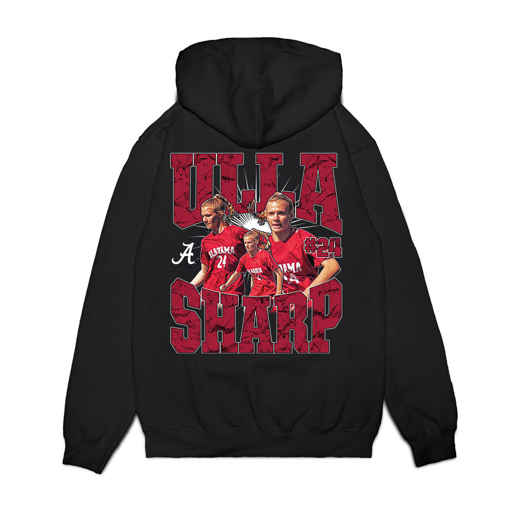 Alabama - NCAA Women's Soccer : Ulla Sharp - Collage Premium Hooded Sweatshirt-1