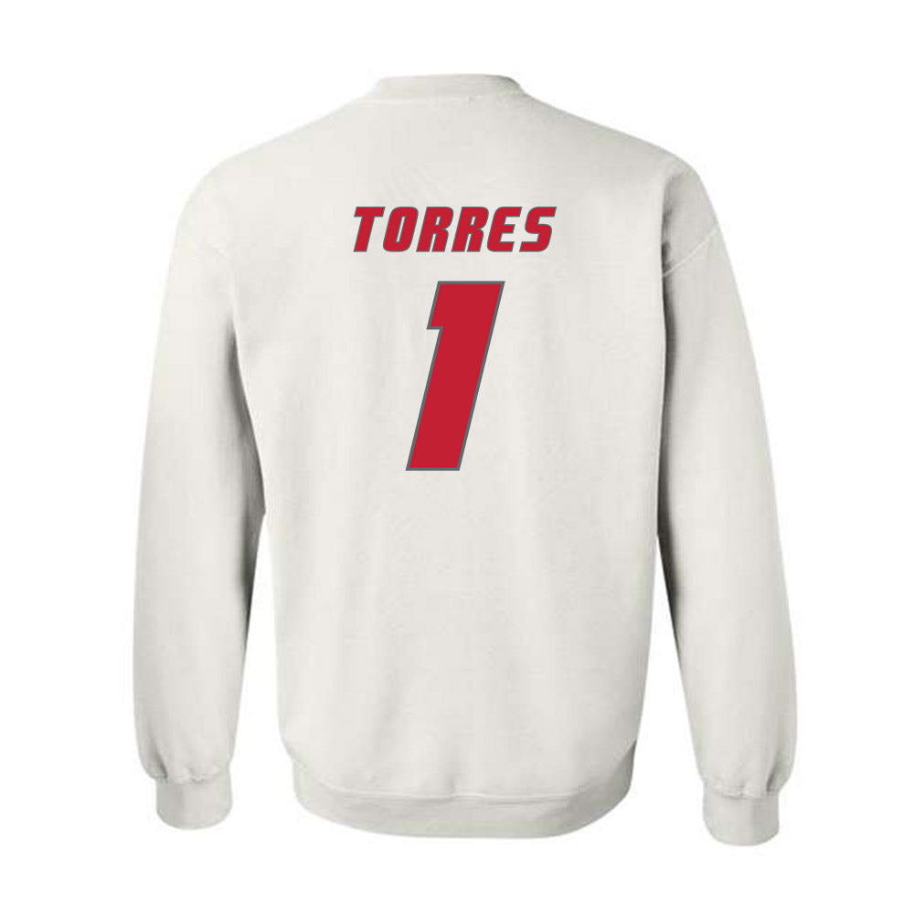 New Mexico - NCAA Football : Jahmir Torres - Classic Shersey Crewneck Sweatshirt-1