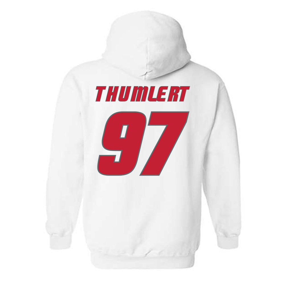 New Mexico - NCAA Football : Cody Thumlert - Classic Shersey Hooded Sweatshirt-1