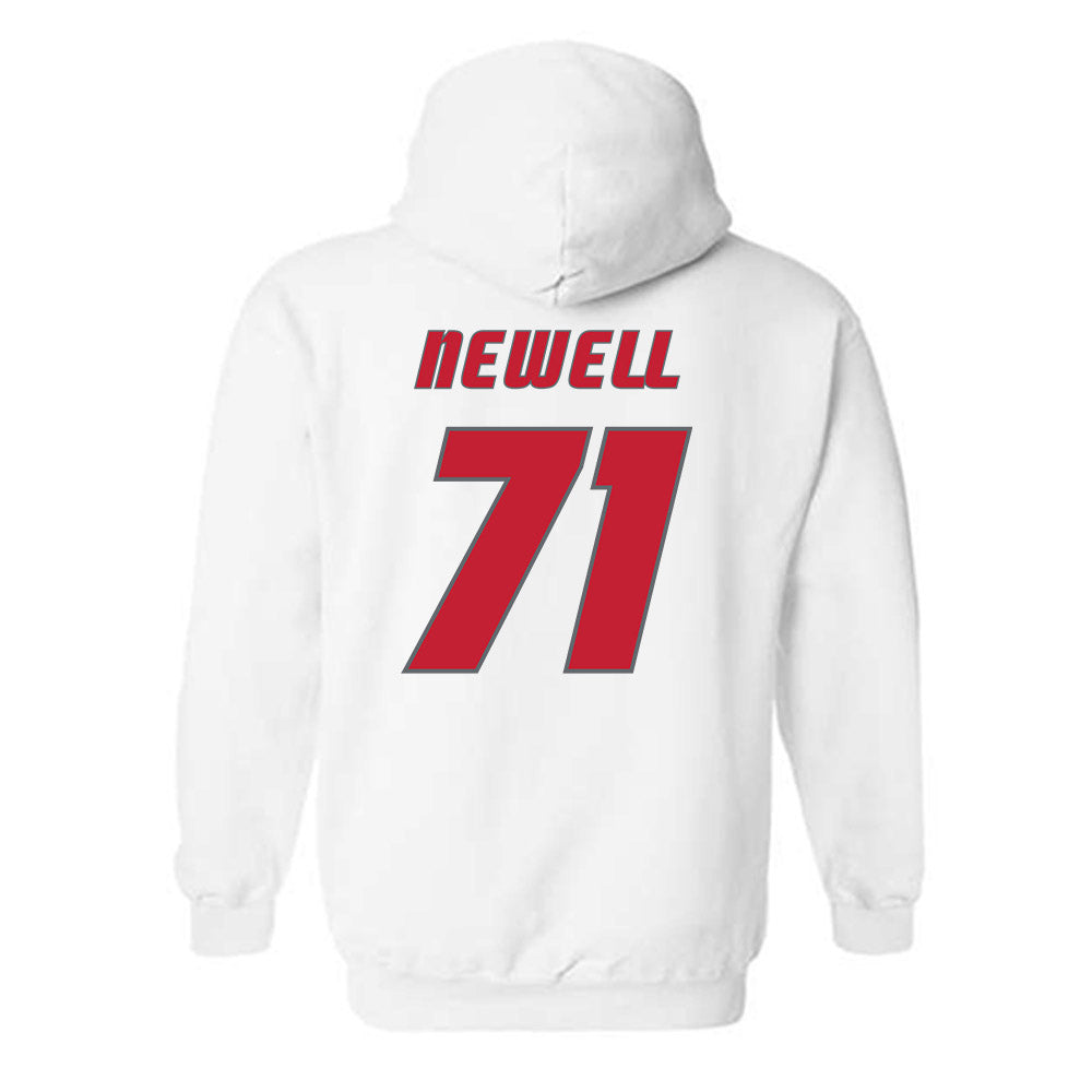 New Mexico - NCAA Football : Danzel Newell - Classic Shersey Hooded Sweatshirt-1