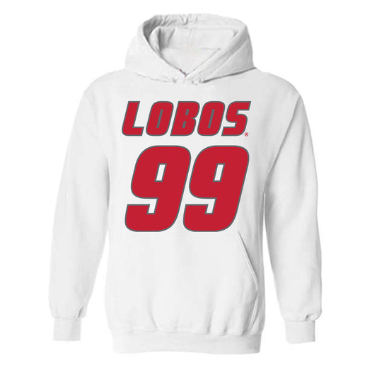 New Mexico - NCAA Football : Jack Burzynski - Classic Shersey Hooded Sweatshirt-0