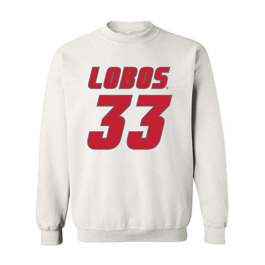 New Mexico - NCAA Football : Hayes Baum - Classic Shersey Crewneck Sweatshirt-0