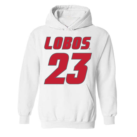 New Mexico - NCAA Football : Nick Wheeler - Classic Shersey Hooded Sweatshirt-0