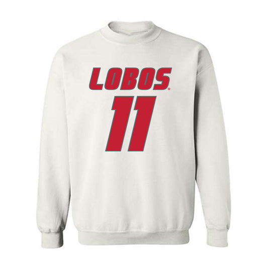 New Mexico - NCAA Football : Massiah Mingo - Classic Shersey Crewneck Sweatshirt-0