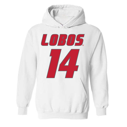 New Mexico - NCAA Football : DJ Darling - Classic Shersey Hooded Sweatshirt-0